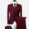 Mens Multi Color Casual Formal Suit Three Pieces Set Formal Wedding Tuxedos Business Party Prom Suit