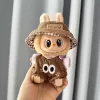 For Labubu V2 Plush Doll Pendant Cartoon Jumpsuit Three Piece Set Cool & Cute Outfit Accessories Labubu Clothes Ropa Labubu