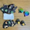 17Cm Cute Baby Clothes Accessories for Korea Kpop Exo Labubu Idol Dolls Clothing Doll Clothes Sunglasses Coconut Palm Beach Suit