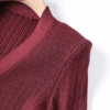Lady Spring New Arrival V-Neck Long Sleeve Single-Breasted Ruffles Cardigan Midi Skirt Women Solid Knit Twin Sets