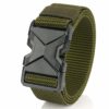 The New Men'S 125Cm Buckle Belt Nylon Braided Lightweight Breathable Daily Commuter Men'S Belt