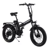 Long Range Dual Battery 20" Fat Tire Adult Mountain Electric Folding Bicycle Bike with 350W 500W 1000W Motor Folding E Bike 500W