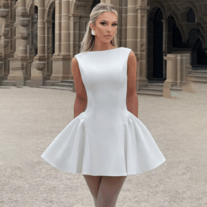 Backless Zipper Evening Party Dress Women 2024 Robes Elegant Sexy A-Line Dress Bodycon Mini Summer Dress Vestidos