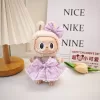 For 17Cm Labubu Sweet Candy Skirt with Fresh Colors and Straw Hat Rural Style Labubu Outfit Accessories Ropa Labubu