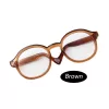 Labubu Glasses 6.5Cm Transparent Plastic Glasses for 1/8 1/6 1/3 1/4 BJD for Labubu MSD SD Plush for EXO Doll Sunglasses