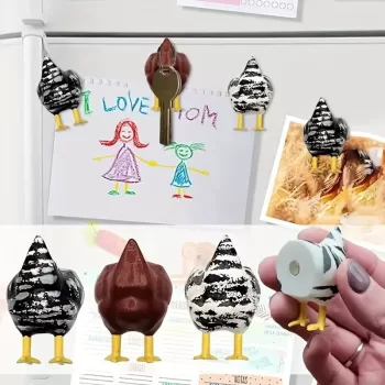 1/3PCS Fridge Magnets for Kitchen Chicken Butt Design Gift Decor for Christmas Home Decor Magnetic Decorative