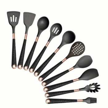 Elegant Silicone Cooking Utensil Set