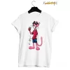 Trendy Coffee T-Shirt with Pink Panther