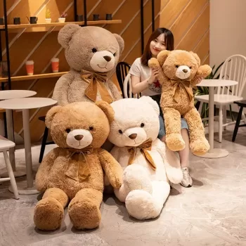 High Quality Giant American Bear Plush Doll Soft Stuffed Animal Bear Plush Toys Valentine Lover Birthday Gift