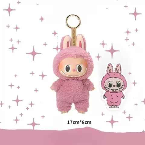 Explosive Labubu Plush Keychain Pendant