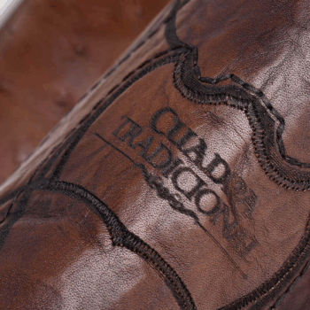 Mens Genuine Ostrich Leather Boots - CU303