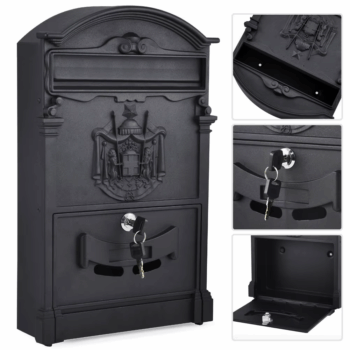 Antique Style Lockable Aluminum Letter Box