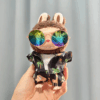 17Cm Cute Baby Clothes Accessories for Korea Kpop Exo Labubu Idol Dolls Clothing Doll Clothes Sunglasses Coconut Palm Beach Suit