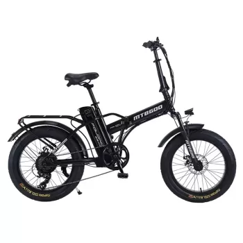 Long Range Dual Battery 20" Fat Tire Adult Mountain Electric Folding Bicycle Bike with 350W 500W 1000W Motor Folding E Bike 500W