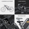 26Inch Electric Bike off Road Mountain Bike Electric Motorcyle Fat Bike E Bike 1500W 48V 25Ah Removabel Battery