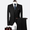 Mens Multi Color Casual Formal Suit Three Pieces Set Formal Wedding Tuxedos Business Party Prom Suit