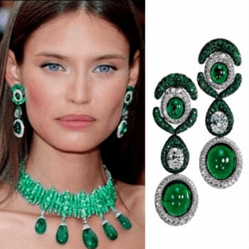 NEW Luxury Green Waterdrop African Earring for Women Wedding Party Indian Dubai Bridal Jewelry Boucle D'Oreille Femme Gift