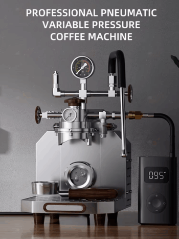 Cmp-Pro Pneumatic Coffee Machine Milk Foaming Maker 9 Bar Extraction Espresso Maker with Power Supply 220V
